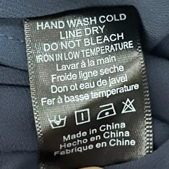 Greylin Small Blue Long Raglan Sleeve Darla Shift Dress EUC - Picture 8 of 8